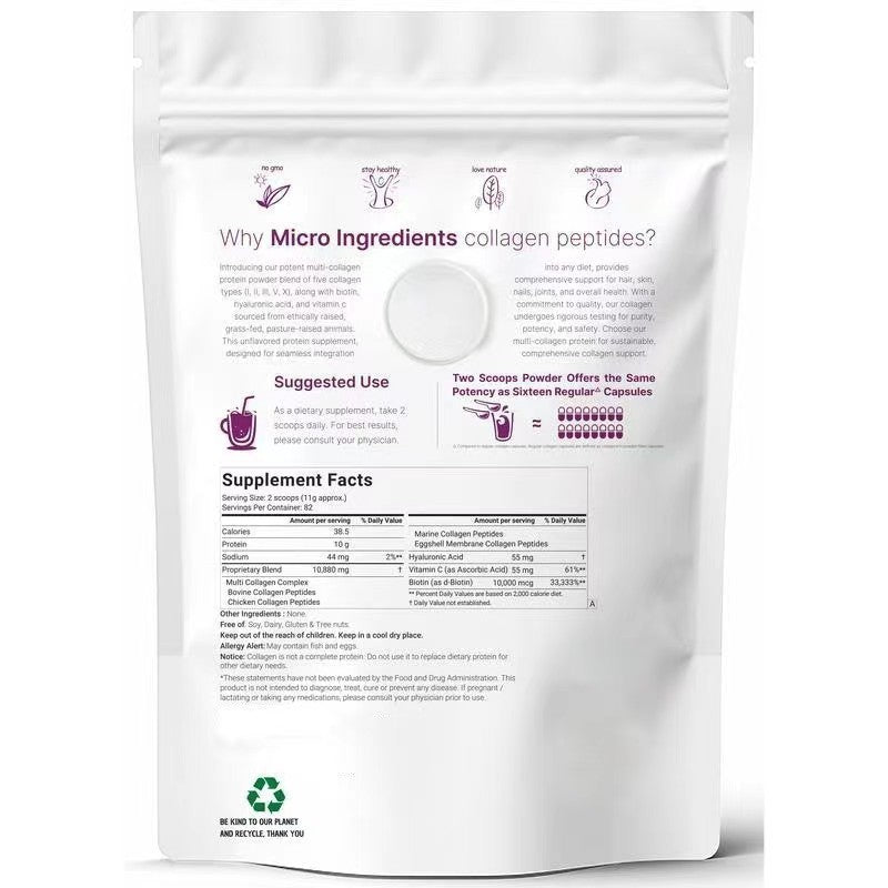 Collagen Peptide Powder Solid Drink Supplement