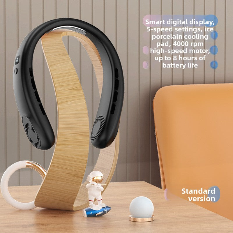 Portable Bladeless Neck Fan with USB Charging