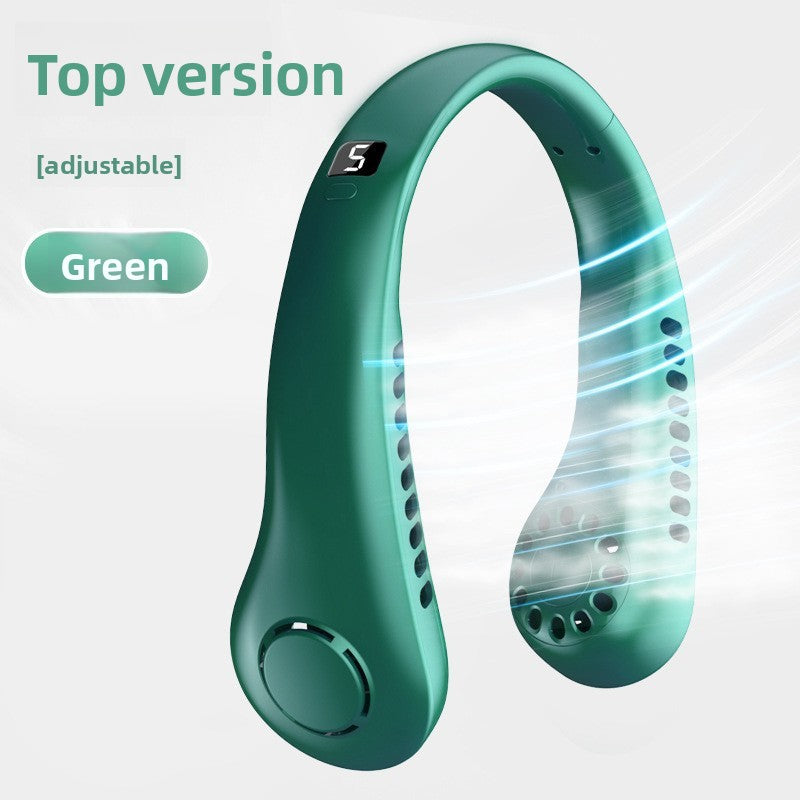 Portable Bladeless Neck Fan with USB Charging