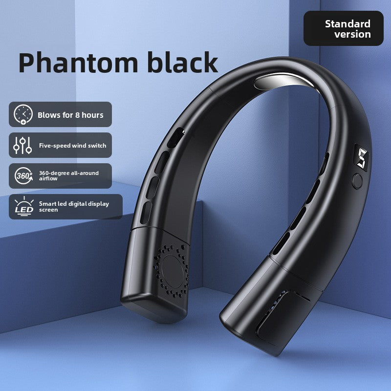 Portable Bladeless Neck Fan with USB Charging