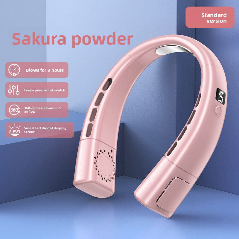 Portable Bladeless Neck Fan with USB Charging