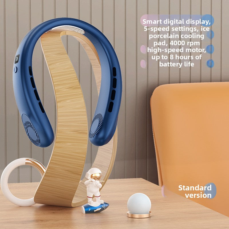 Portable Bladeless Neck Fan with USB Charging