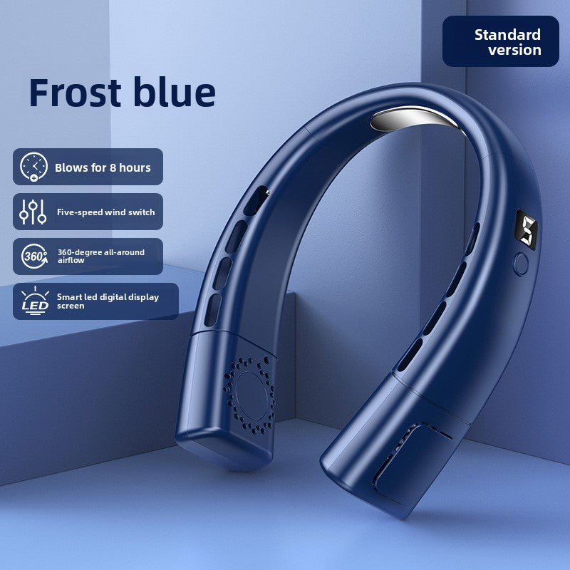 Portable Bladeless Neck Fan with USB Charging
