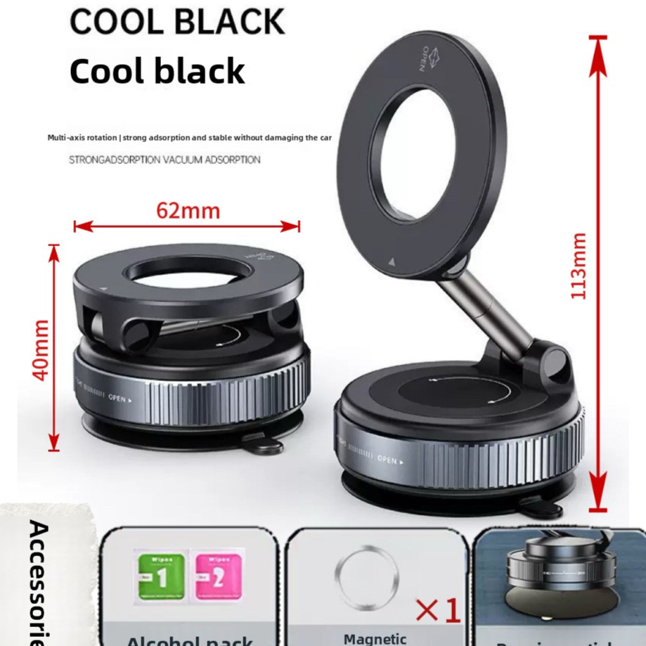 Magnetic Phone Holder with 360 Rotation