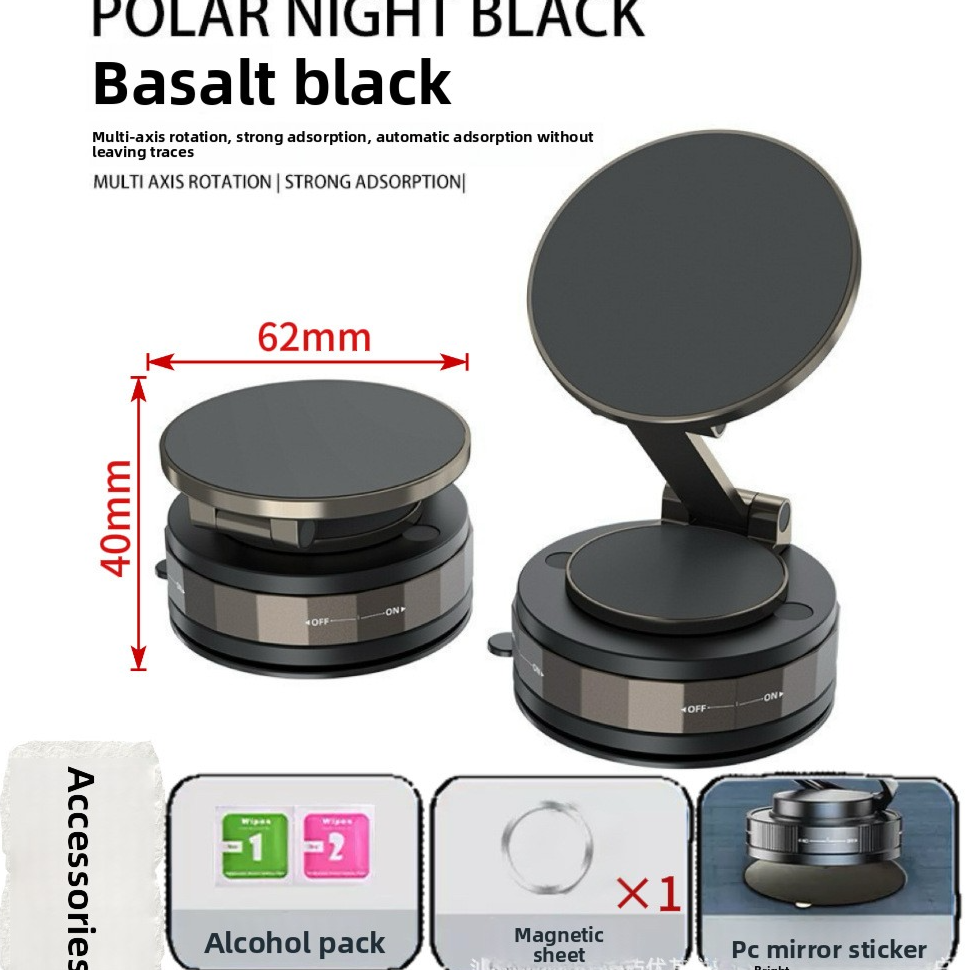 Magnetic Phone Holder with 360 Rotation