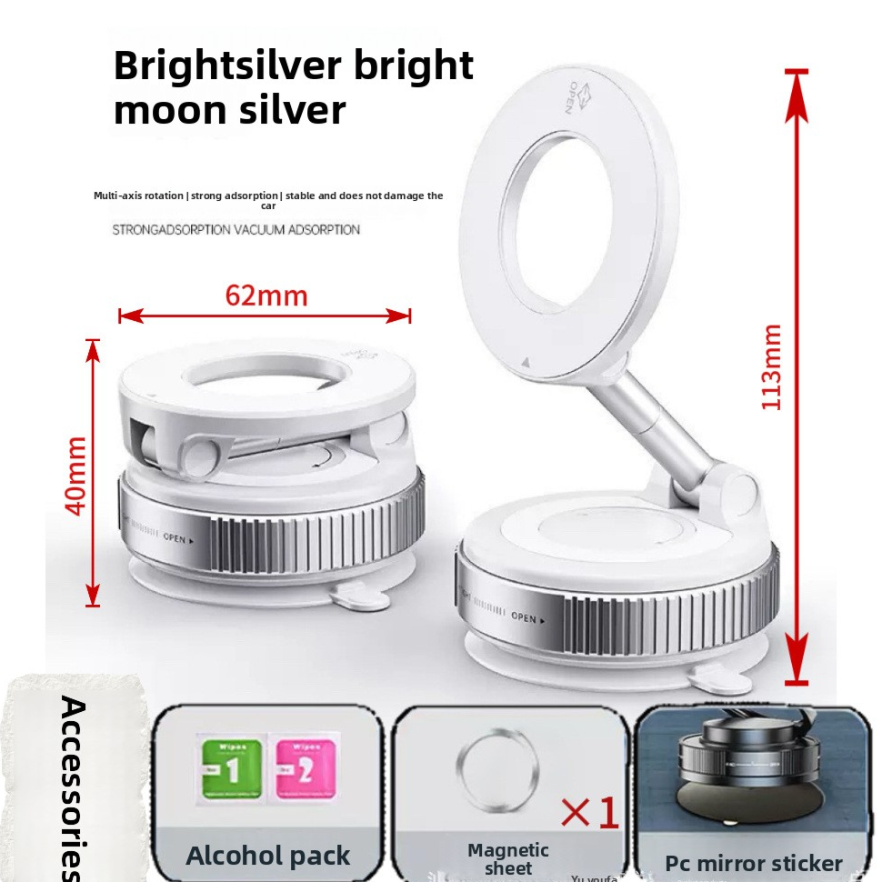 Magnetic Phone Holder with 360 Rotation